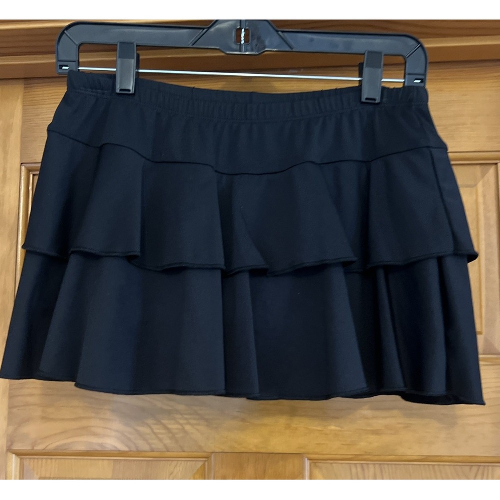 Body Wrappers Skort Black Sz Large